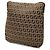 Borsa a tracolla Fendi Brown Zucchino Canvas Marrone Marrone chiaro - vista 2