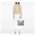Dior Panarea Tote Large aus beschichtetem Canvas Cannage Grau Braun - Ansicht 5