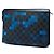 Louis Vuitton Gray Damier Graphite Pixel Pochette Voyage MM Marrone - vista 2
