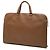 Borsa Business Prada in Saffiano Marrone - vista 2