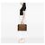 Borsa Business Prada in Saffiano Marrone - vista 6