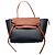 Belt Bag Céline Celine Mini Gürteltasche Bicolor aus glattem Kalbsleder Blau Marineblau