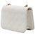 Chanel White Small CC Quilted Calfskin Crystal Pearl Full Flap Bianco - vista 2