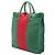 Tote Gucci Green Raffia Web Cestino Verde - vista 2