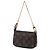 Louis Vuitton Brown Monogram Mini Pochette Accessoires Marrone - vista 2