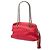 Borsa a tracolla Gucci Soho con catena e zip in pelle di vitello rossa Rosso - vista 2