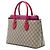 Borsa Gucci Beige GG Supreme Linea A Satchel - vista 2