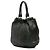 Borsa Shopper da Viaggio Miu Miu in Nappa Verde con Patchwork a Righe - vista 2