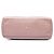 Borsa Gucci Bamboo Shopper media in pelle di vitello rosa - vista 3