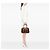 Borsa Fendi B Bag Medium in pelle marrone con manico superiore - vista 5