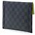 Louis Vuitton Black Damier Graphite Alpha Pochette MM Nero - vista 2