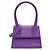 Jacquemus Le Chiquito Moyen em couro roxo Roxo escuro