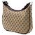 Borsa a tracolla Gucci in canvas GG beige - vista 2