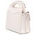 Bolsa Balenciaga Maillon de couro de bezerro branco com alça redonda M - vista 2