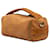 Borsa Prada in camoscio marrone con manico superiore Cammello - vista 2