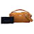 Borsa Prada in camoscio marrone con manico superiore Cammello - vista 7