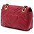 Borsa a tracolla Gucci GG Marmont Small in pelle di vitello matelassé rossa - vista 2