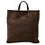 Tote Anagram LOEWE in camoscio marrone Marrone scuro