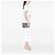 Pouch Shadow Soft con catena in pelle metallizzata argento Dior - vista 6