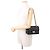 Chanel 2.55 Mini Schultertasche aus gealtertem Kalbsleder Schwarz - Ansicht 4