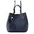 Borsa a tracolla Louis Vuitton Monogram Mahina Blossom PM Blu navy - vista 2