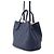 Borsa a tracolla Louis Vuitton Monogram Mahina Blossom PM Blu navy - vista 3