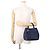 Borsa a tracolla Louis Vuitton Monogram Mahina Blossom PM Blu navy - vista 5