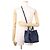Borsa a tracolla Louis Vuitton Monogram Mahina Blossom PM Blu navy - vista 6