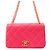 Borsa a tracolla Mini Flap Chanel Matelassé Rosa