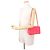 Borsa a tracolla Mini Flap Chanel Matelassé Rosa - vista 4