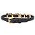 Bracciale con charm in pelle nera Gucci Nero - vista 3