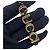 Bracciale con charm in pelle nera Gucci Nero - vista 6