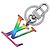 Portachiavi Louis Vuitton Exotic Multi-color Multicolore