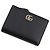 Cartera bi-fold Gucci GG Marmont Negro