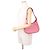 Borsa a tracolla Prada Triangle Cleo in pelle di vitello rosa - vista 4
