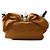 Prada Triangle Nylon Leather Backpack Brown - view 3