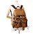 Prada Triangle Nylon Leather Backpack Brown - view 4