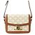 Céline Borsa a tracolla Celine Teen Triomphe Canvas Leather Marrone Crudo