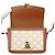 Céline Borsa a tracolla Celine Teen Triomphe Canvas Leather Marrone Crudo - vista 5