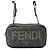 Bolso de hombro Fendi con estampado Zucca Castaño