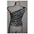 Top monohombro Pinko con estampado geométrico Negro Blanco - vista 3