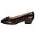 Salvatore Ferragamo VARA Pumps aus Krokodilleder Braun - Ansicht 4