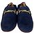 Tod's Mocassini in camoscio Tod’s Double T Blu Blu navy - vista 3