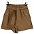Pantalones cortos Maje marrones de algodón Castaño