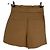 Pantalones cortos Maje marrones de algodón Castaño - vista 2