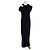 Diesel Schwarzes Maxi-Kleid mit Cut-Outs