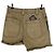 Free People Beige gemusterte Denim-Shorts - Ansicht 2