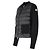 Moncler Cardigan de lana acolchado con cremallera para mujer Negro - vista 4