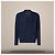 Louis Vuitton Monogram Flower Summery Langarm-Cardigan Regular Fit Blau - Ansicht 2