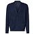 Louis Vuitton Monogram Flower Summery Langarm-Cardigan Regular Fit Blau
